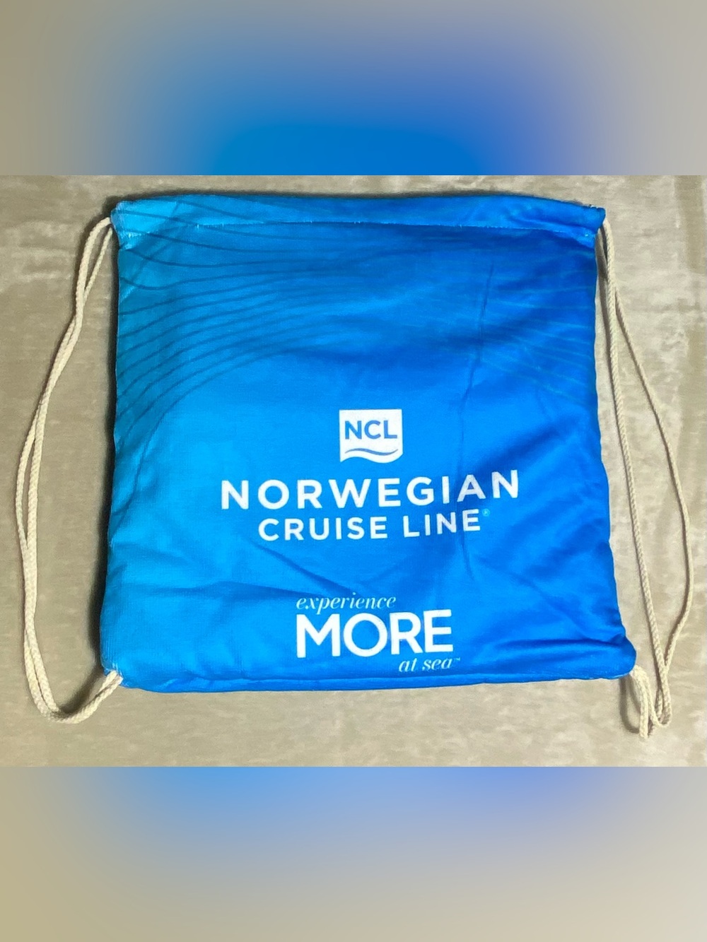NORWEGIAN CRUISE LINE NCL Beach Blanket Towel Sling Bag Backpack